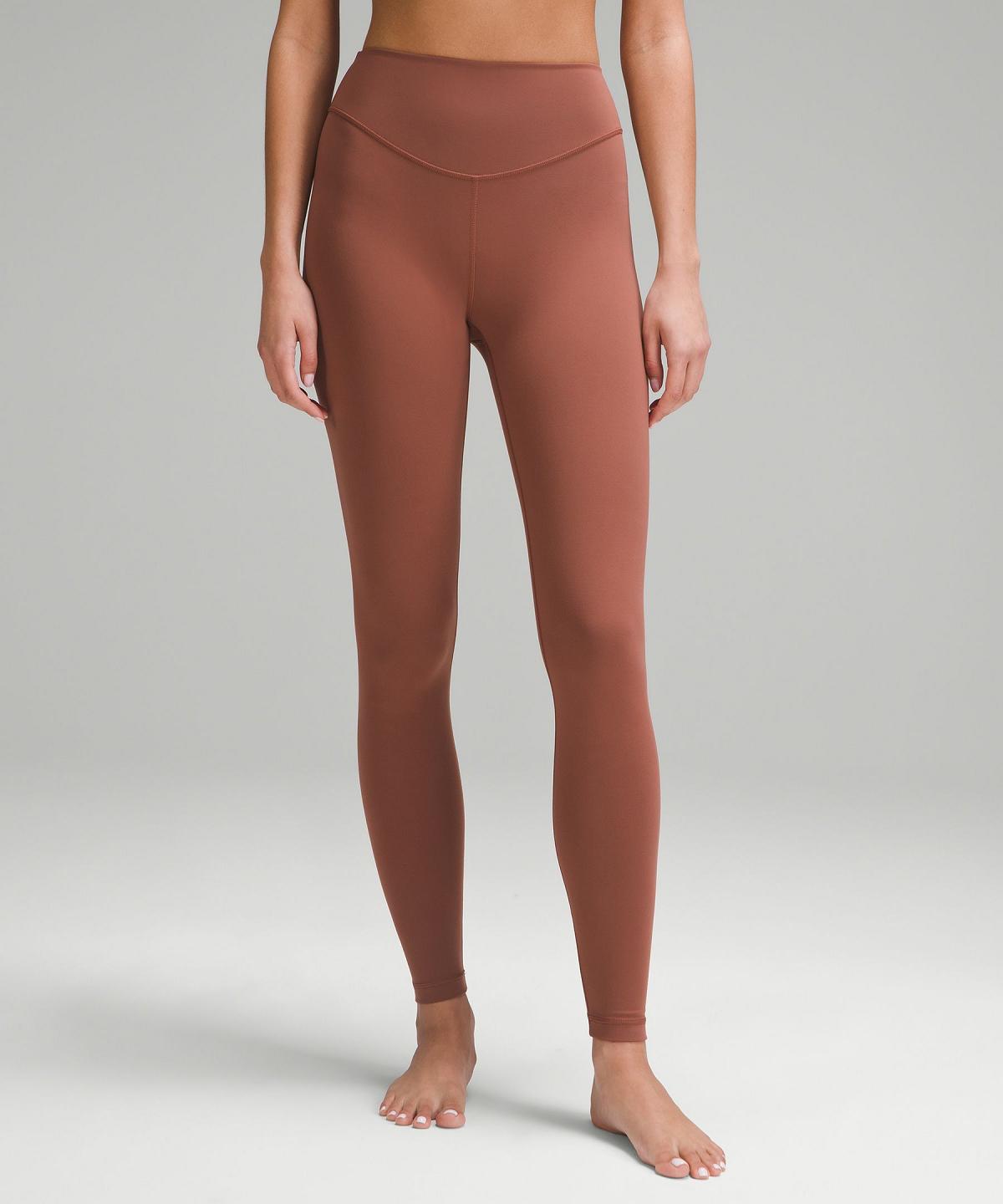 Leggings Donna Lululemon Wunder Under SmoothCover High-Rise Tight 28" Rame | IT_LuLu18990