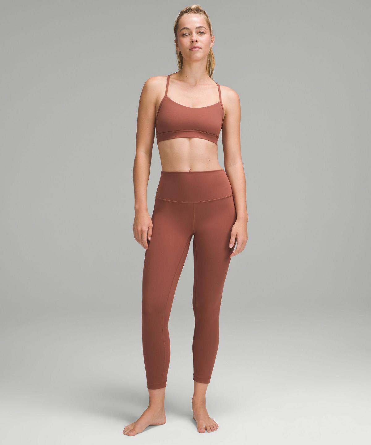 Leggings Donna Lululemon Wunder Under SmoothCover High-Rise Tight 25" Rame | IT_LuLu47930