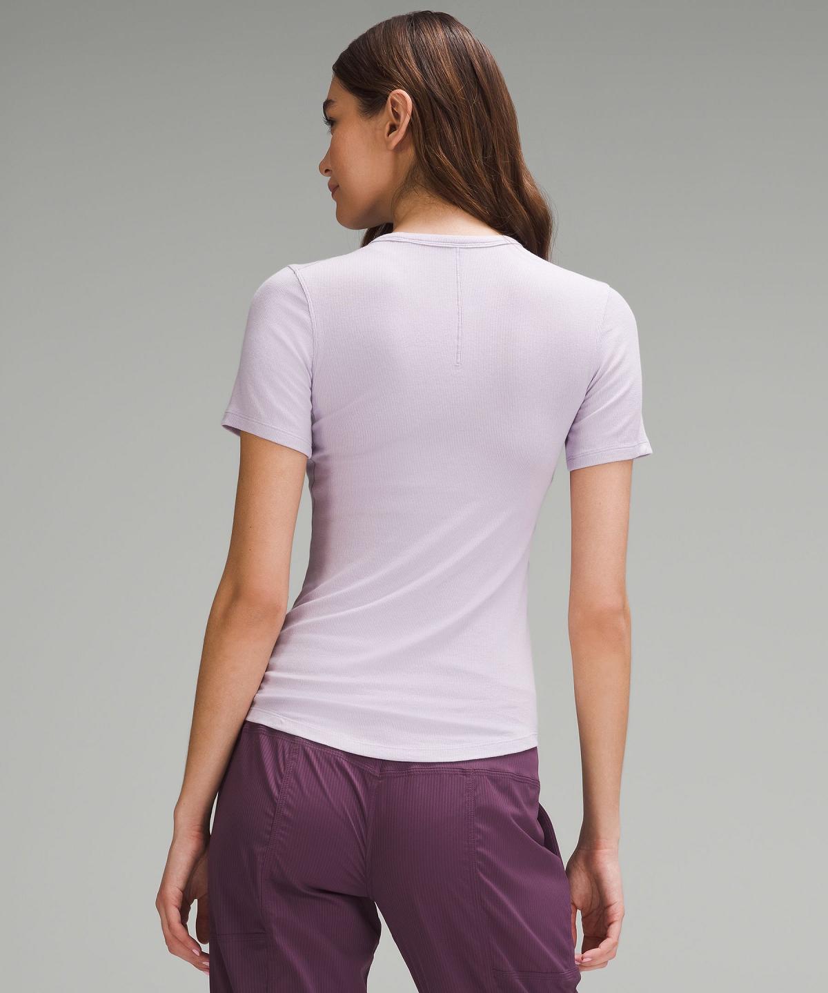 Magliette Donna Lululemon Hold Tight Short-Sleeve Viola | IT_LuLu30455