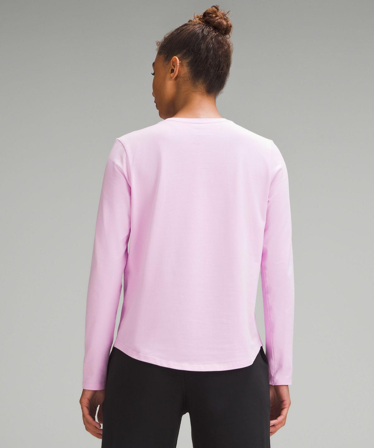 Magliette Donna Lululemon Love Long-Sleeve Rosa | IT_LuLu42129