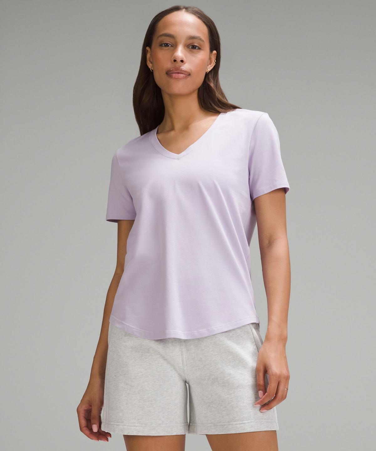 Magliette Donna Lululemon Love V-Neck Viola | IT_LuLu10902