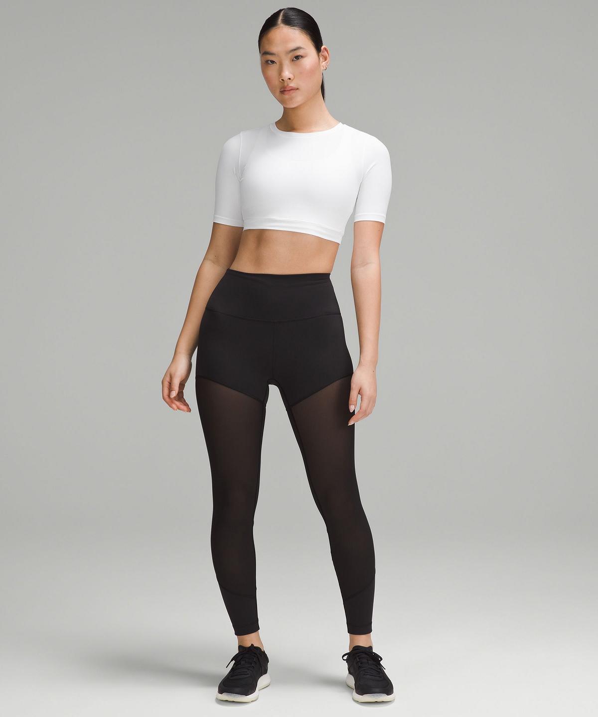 Magliette Donna Lululemon Wunder Train Super-Cropped Bianche | IT_LuLu63663