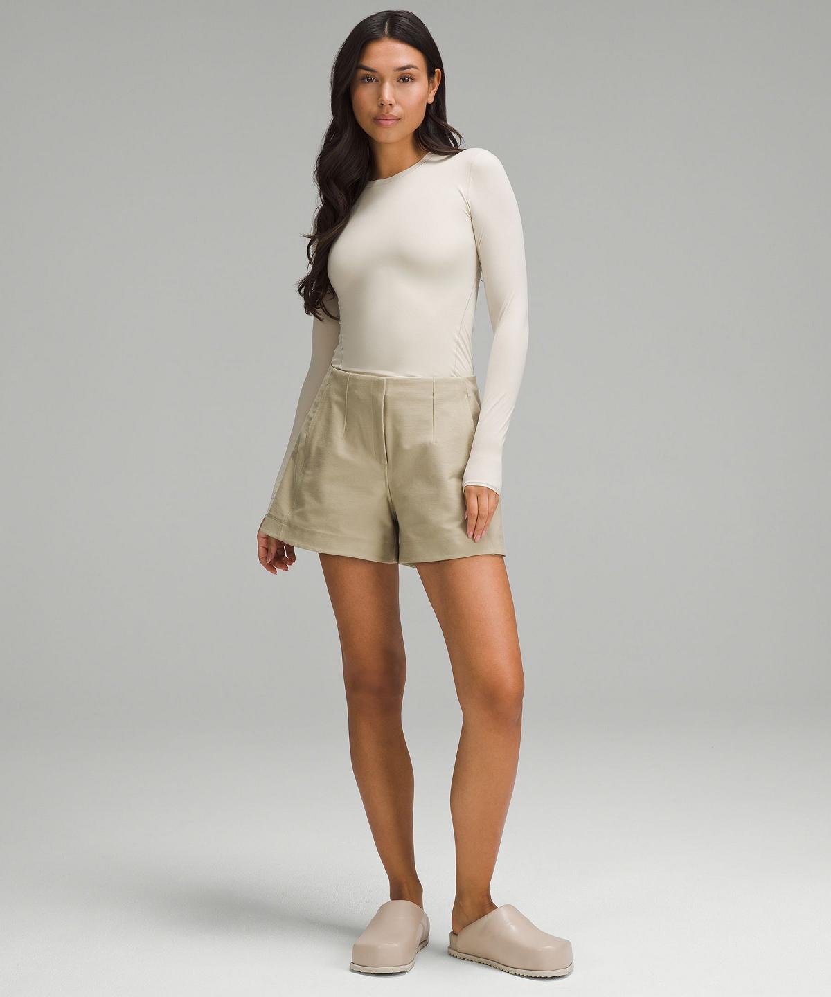 Magliette Donna Lululemon Wundermost Ultra-Soft Nulu Crewneck Long-Sleeve Bianche | IT_LuLu85055