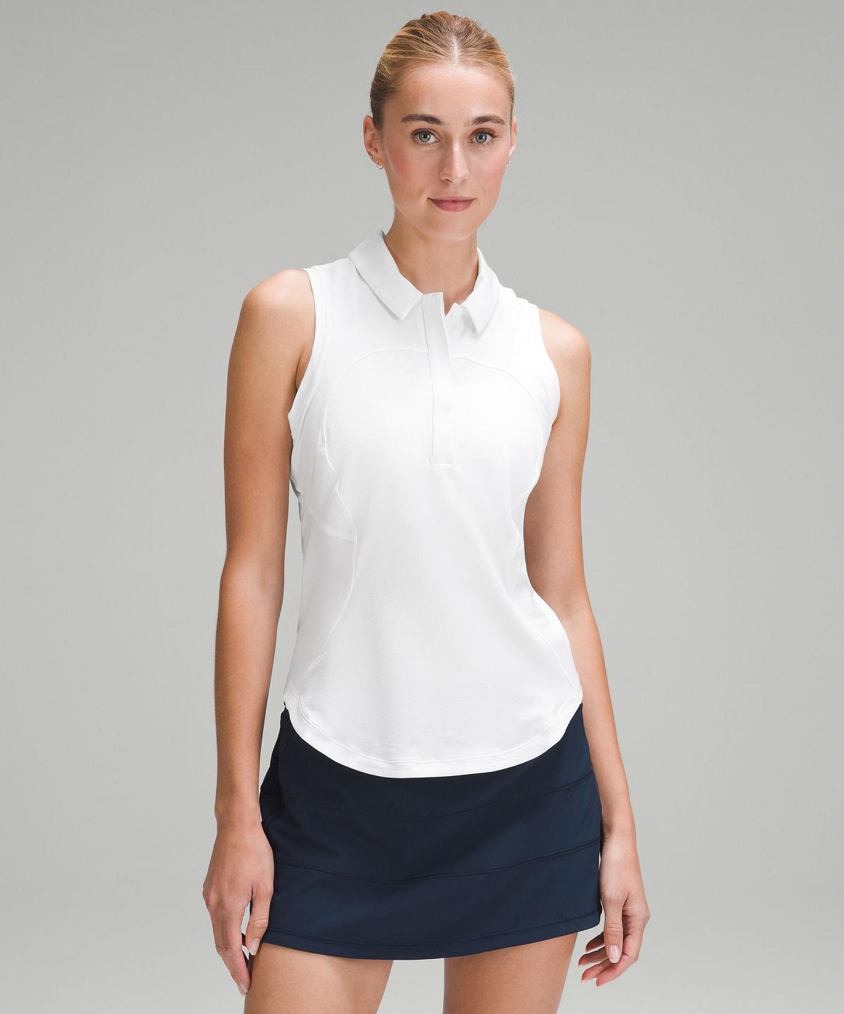 Magliette Polo Donna Lululemon Quick Dry Sleeveless Bianche | IT_LuLu50700