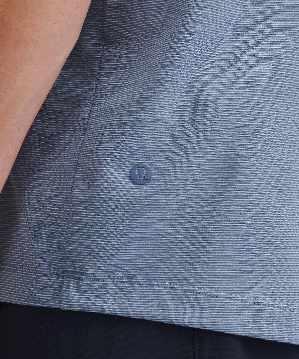 Magliette Polo Uomo Lululemon Evolution Short-Sleeve Blu | IT_LuLu58768