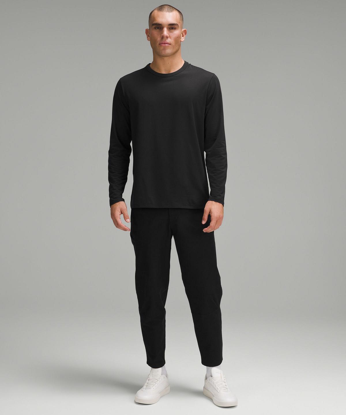 Magliette Uomo Lululemon Fundamental Long-Sleeve Nere | IT_LuLu76352