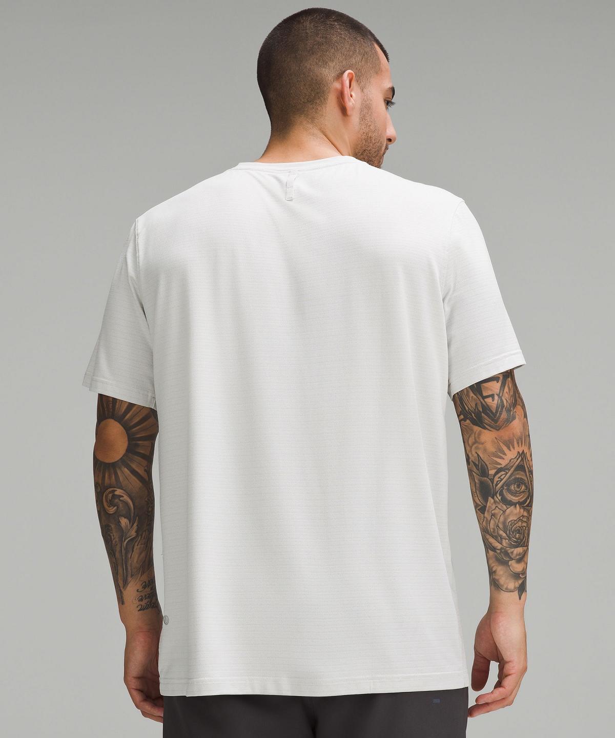 Magliette Uomo Lululemon License to Train Relaxed-Fit Short-Sleeve Bianche | IT_LuLu54201