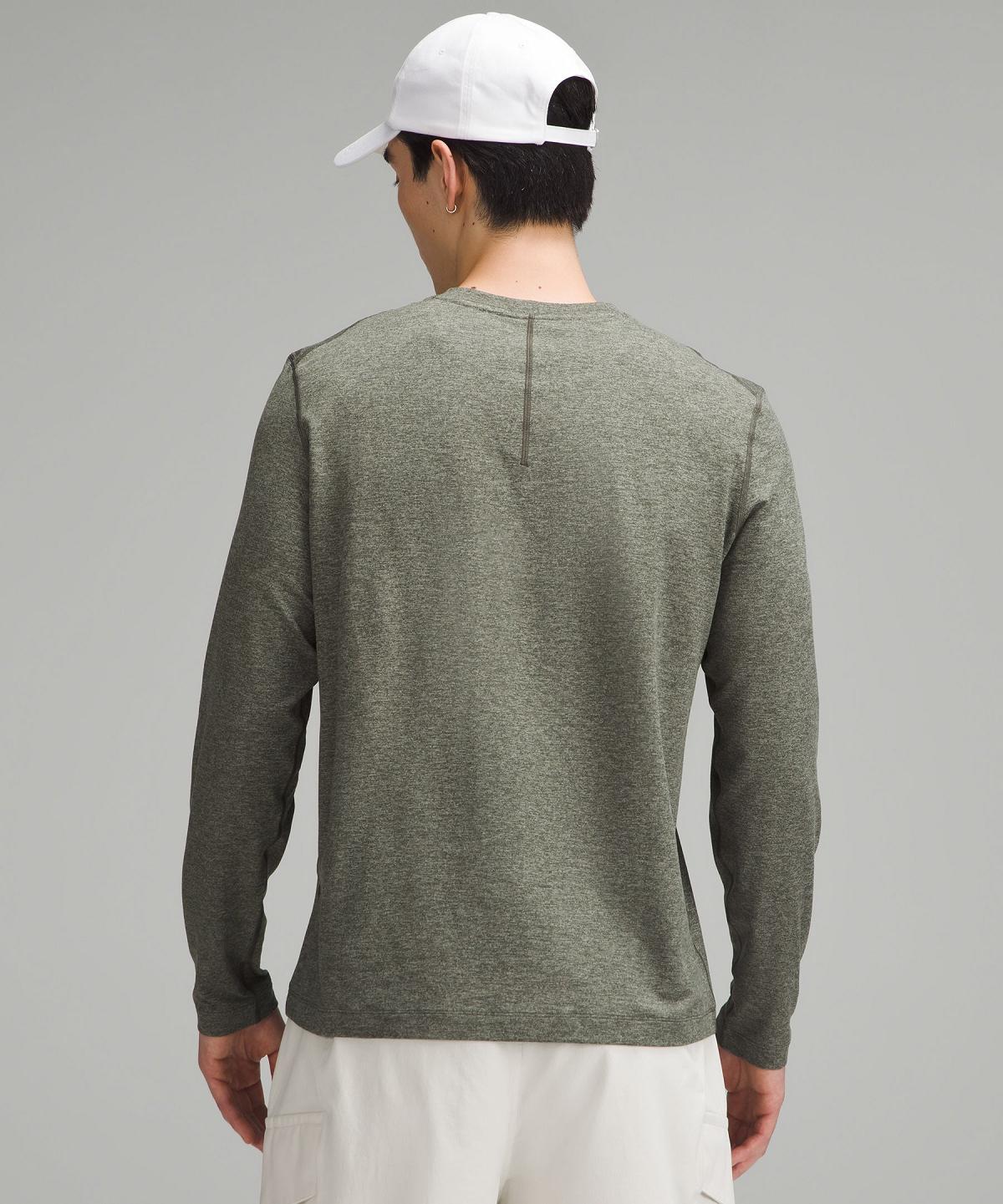 Magliette Uomo Lululemon Soft Jersey Long-Sleeve Verdi | IT_LuLu21573