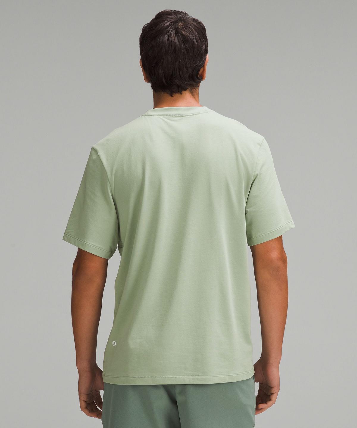 Magliette Uomo Lululemon Zeroed In Short-Sleeve Verdi | IT_LuLu41015