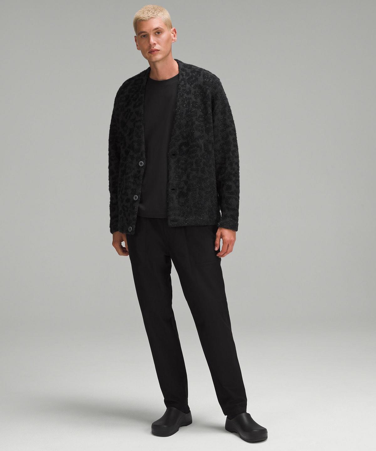 Maglioni Uomo Lululemon Wool-Blend Jacquard Cardigan Nere | IT_LuLu16692