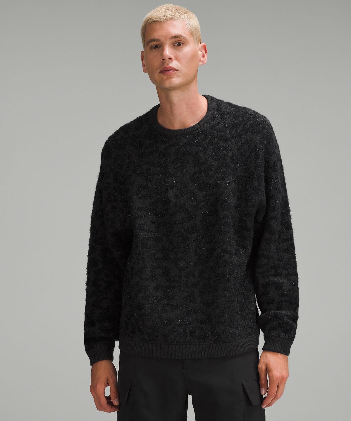 Maglioni Uomo Lululemon Wool-Blend Jacquard Nere | IT_LuLu96979