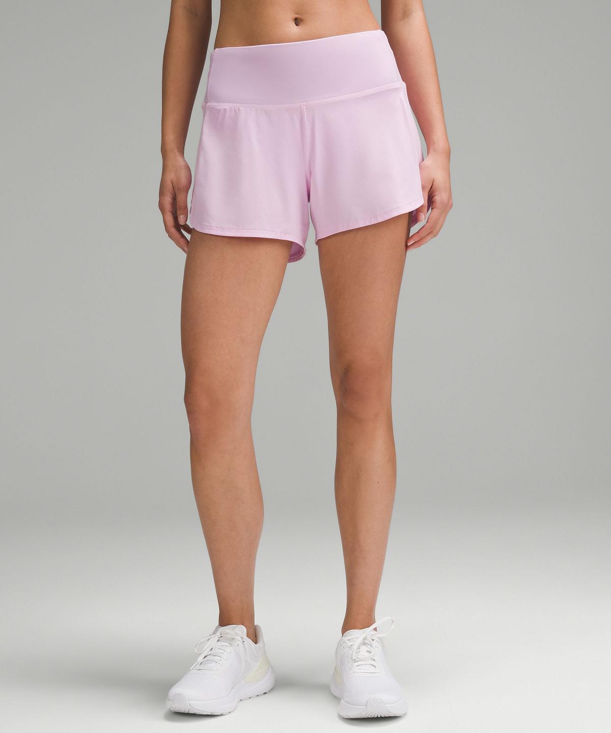 Pantaloncini Donna Lululemon Speed Up High-Rise Lined 4" Rosa | IT_LuLu17982