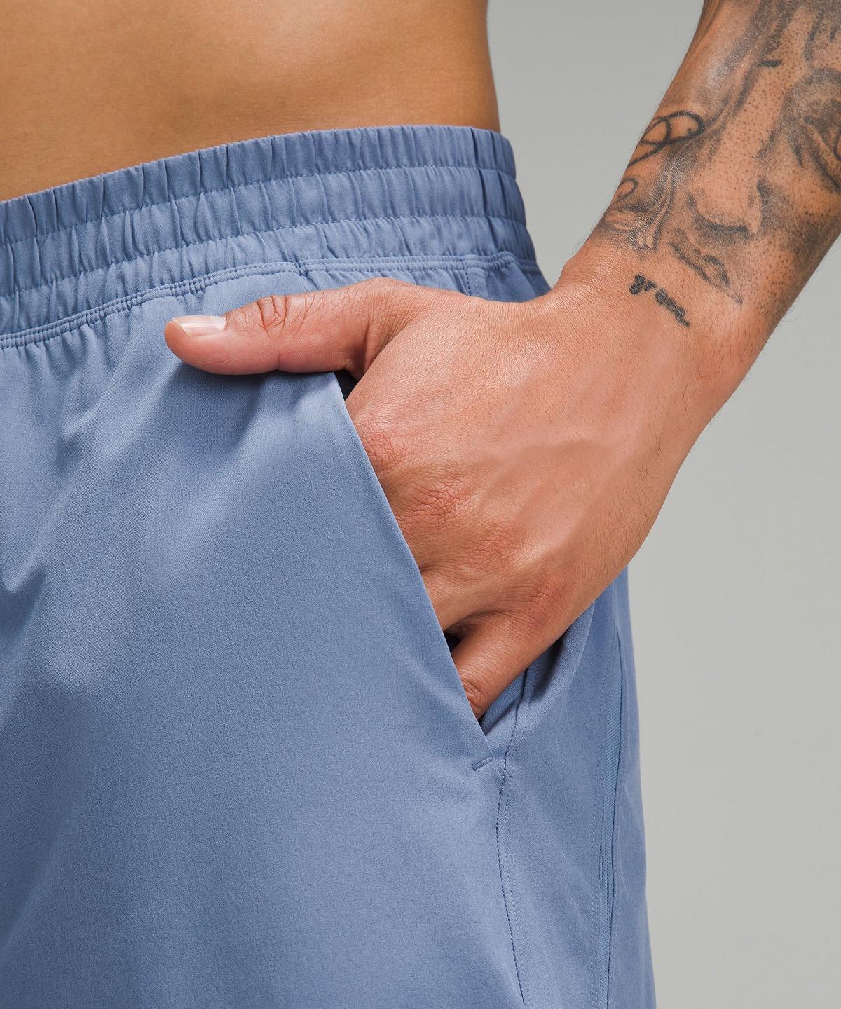 Pantaloncini Uomo Lululemon Pace Breaker Linerless 7" Blu | IT_LuLu71511