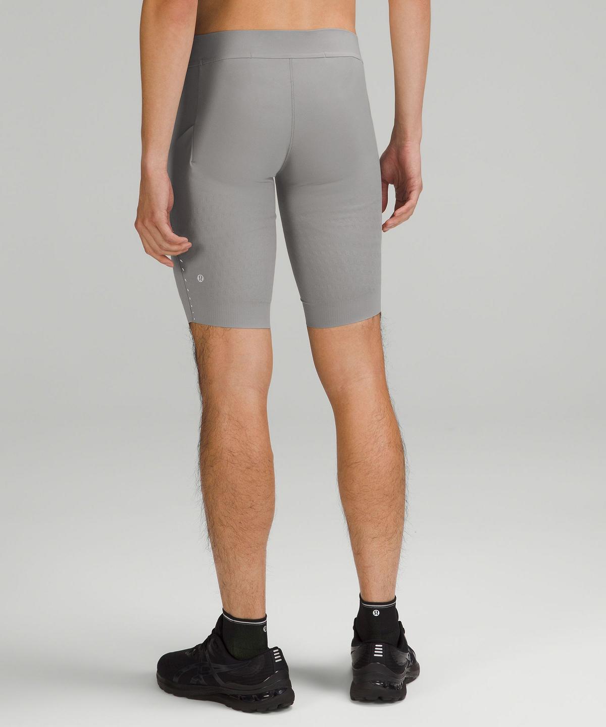 Pantaloncini Uomo Lululemon SenseKnit Running 10" Grigie | IT_LuLu58809