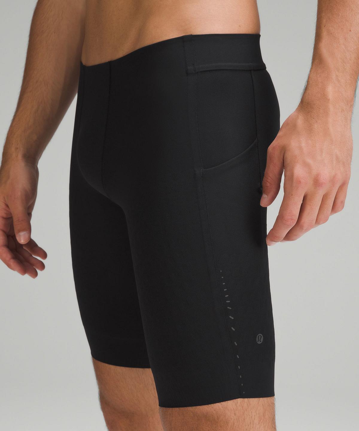 Pantaloncini Uomo Lululemon SenseKnit Running 10" Nere | IT_LuLu35974