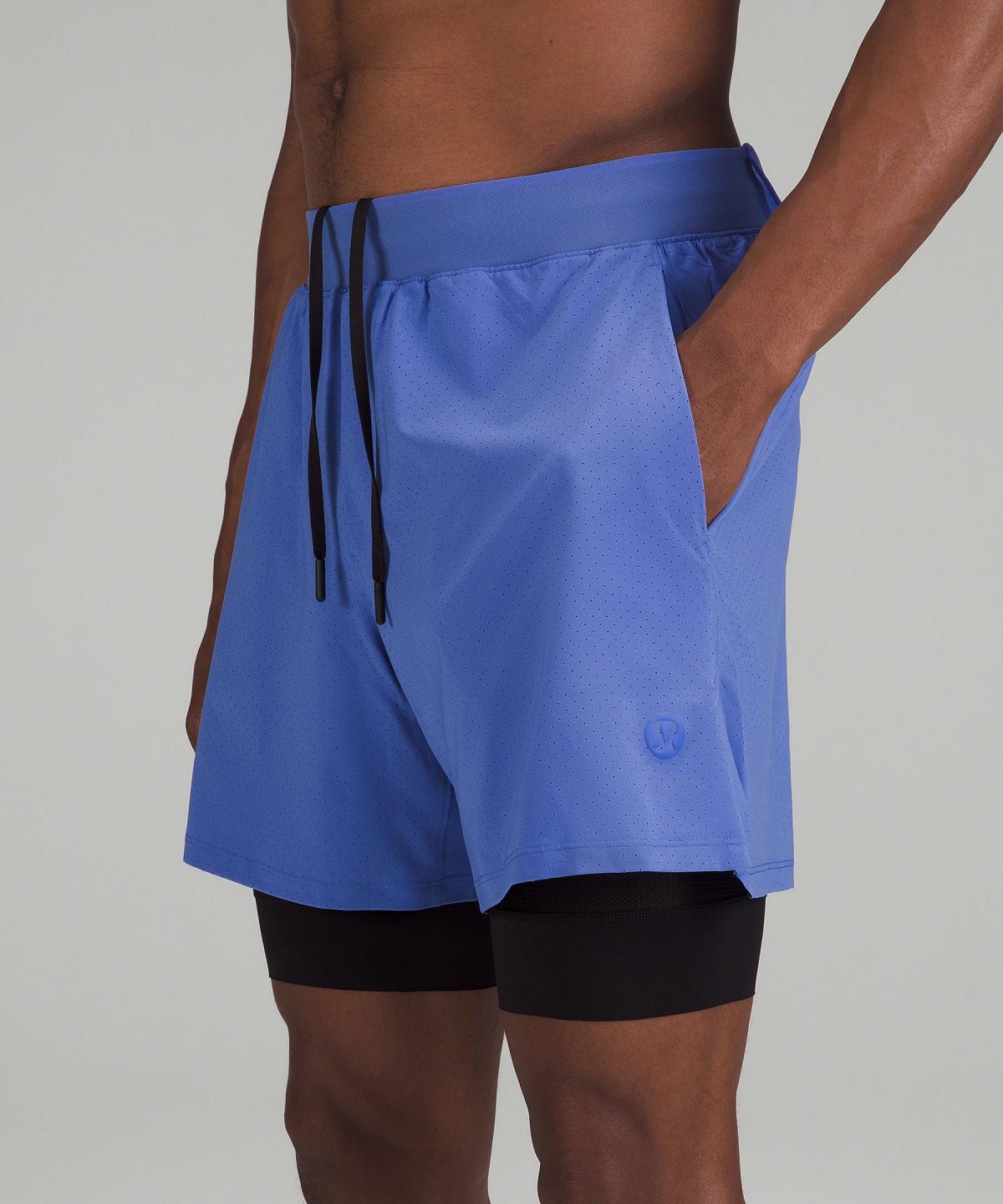 Pantaloncini Uomo Lululemon Vented Tennis Indaco | IT_LuLu65205