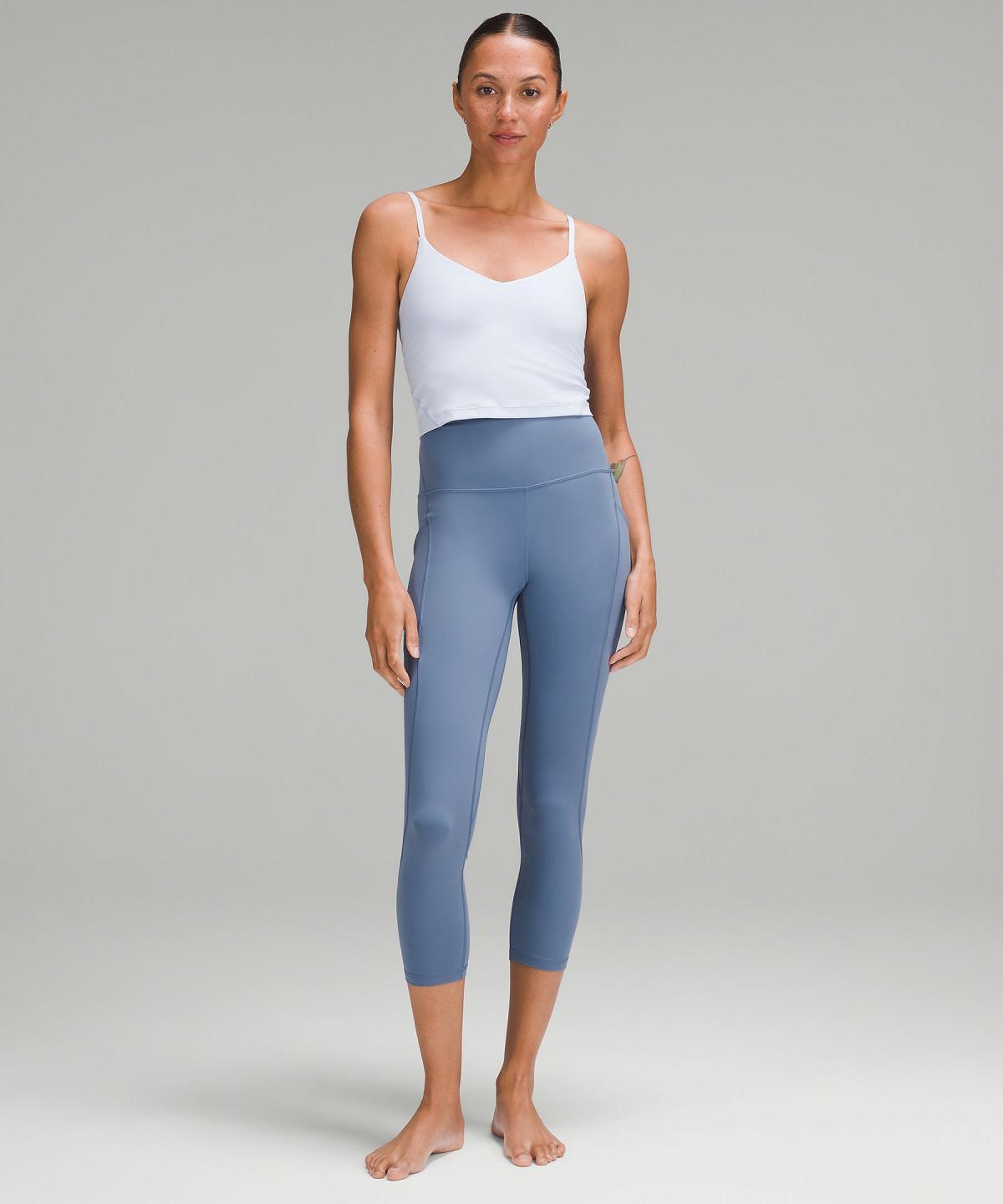 Pantaloni Donna Lululemon Align™ High-Rise Crop with Pockets 23" Blu | IT_LuLu95725