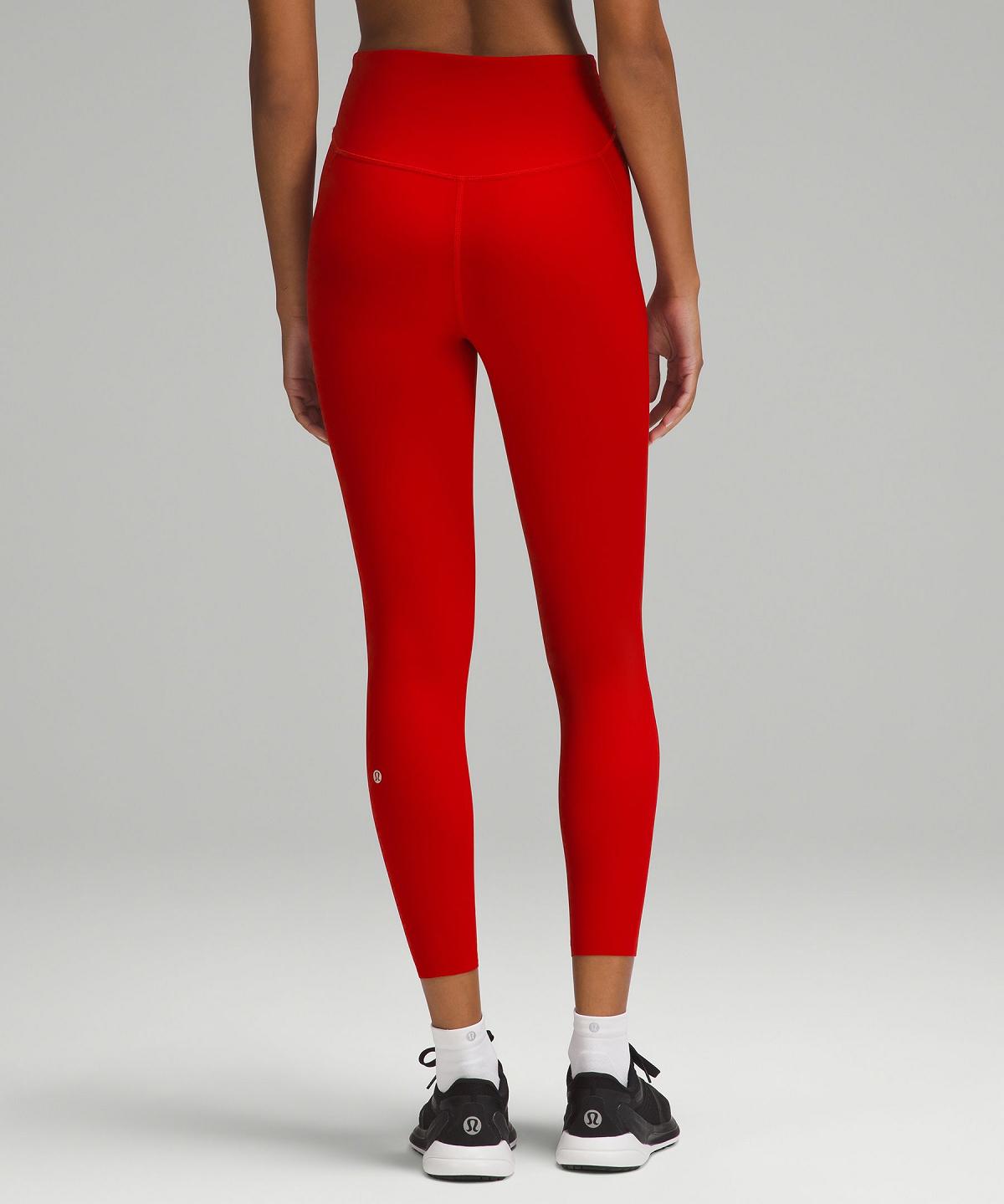 Pantaloni Donna Lululemon Base Pace High-Rise Tight 25" Rosse Scuro | IT_LuLu26395