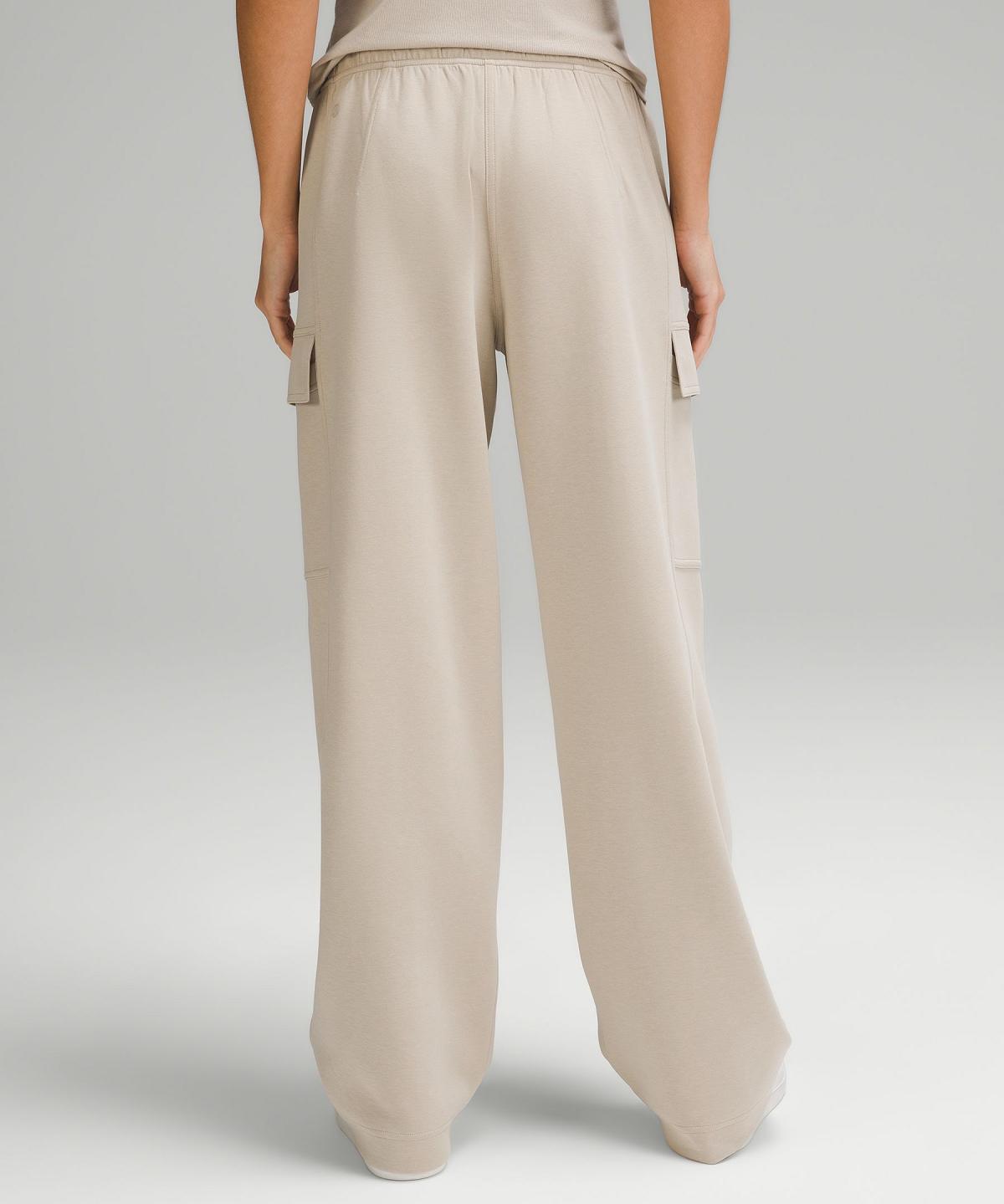 Pantaloni Donna Lululemon Cotton-Blend Double-Knit Mid-Rise Cargo Marroni | IT_LuLu11874