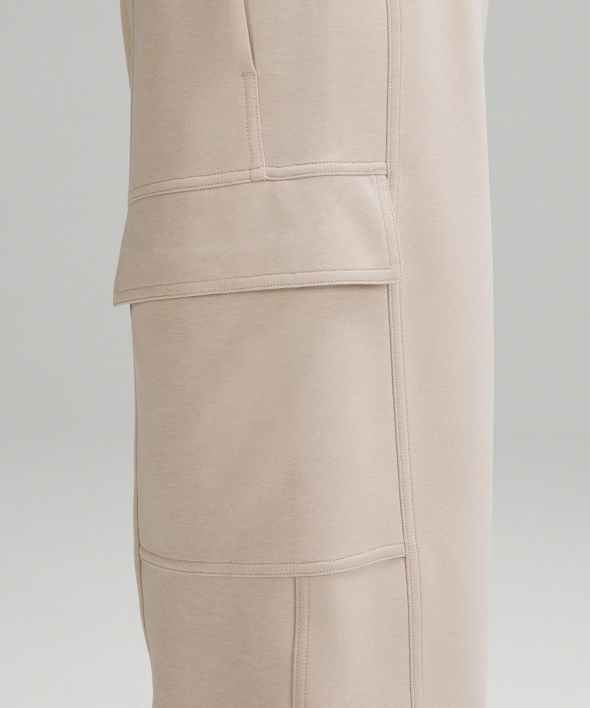 Pantaloni Donna Lululemon Cotton-Blend Double-Knit Mid-Rise Cargo Marroni | IT_LuLu11874