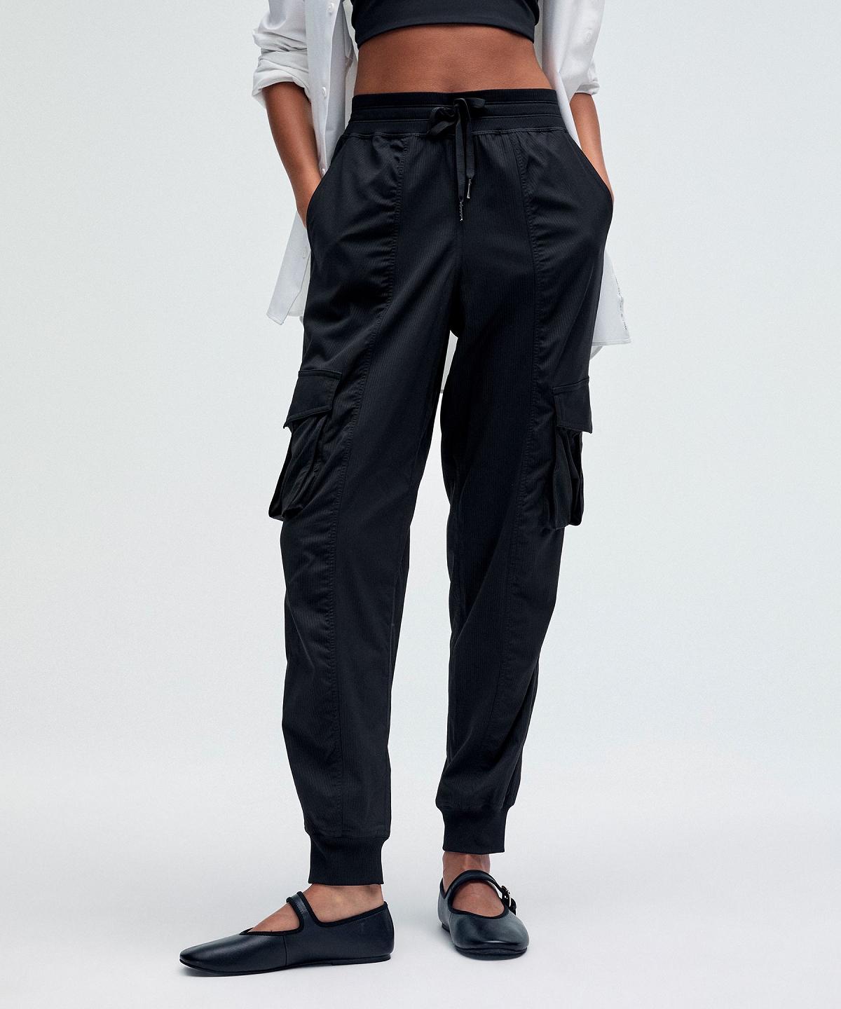 Pantaloni Donna Lululemon Dance Studio Relaxed-Fit Mid-Rise Cargo Nere | IT_LuLu19408