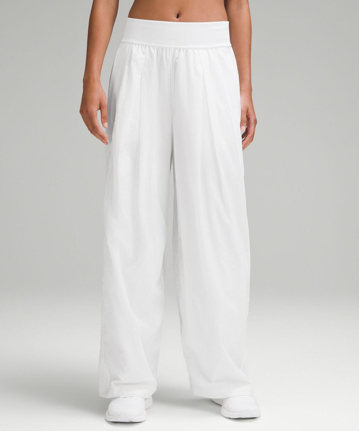 Pantaloni Donna Lululemon Lightweight Tennis Mid-Rise Track Bianche | IT_LuLu86982