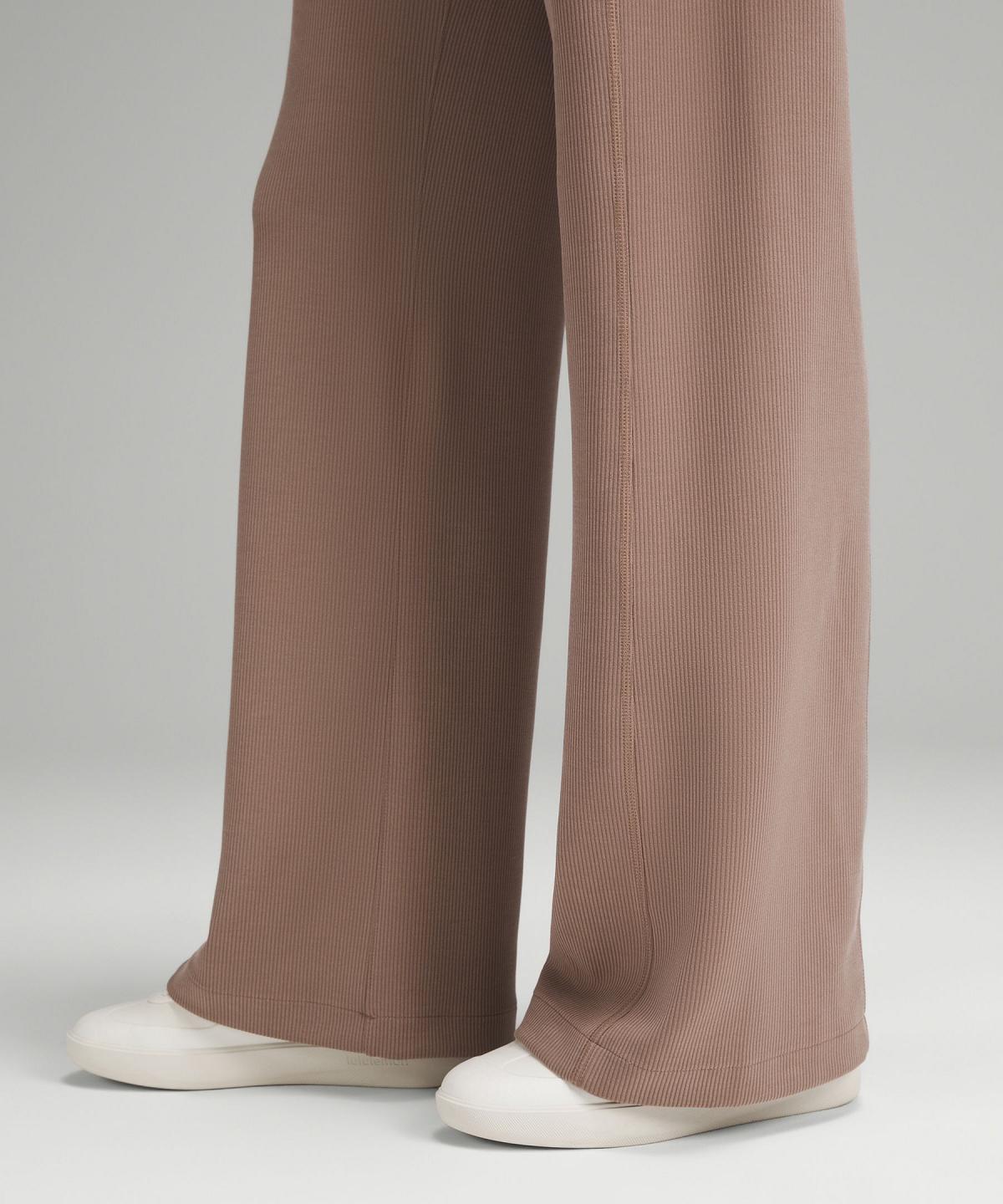 Pantaloni Donna Lululemon Ribbed Softstreme Mid-Rise32" Grigie | IT_LuLu19678