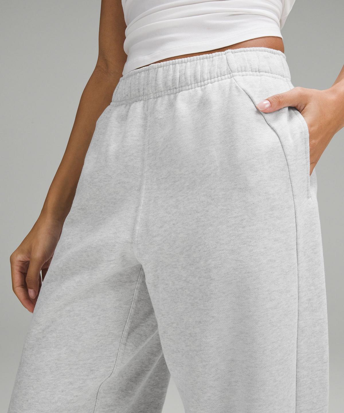 Pantaloni Donna Lululemon Scuba Mid-Rise Oversized Grigie Chiaro | IT_LuLu95001