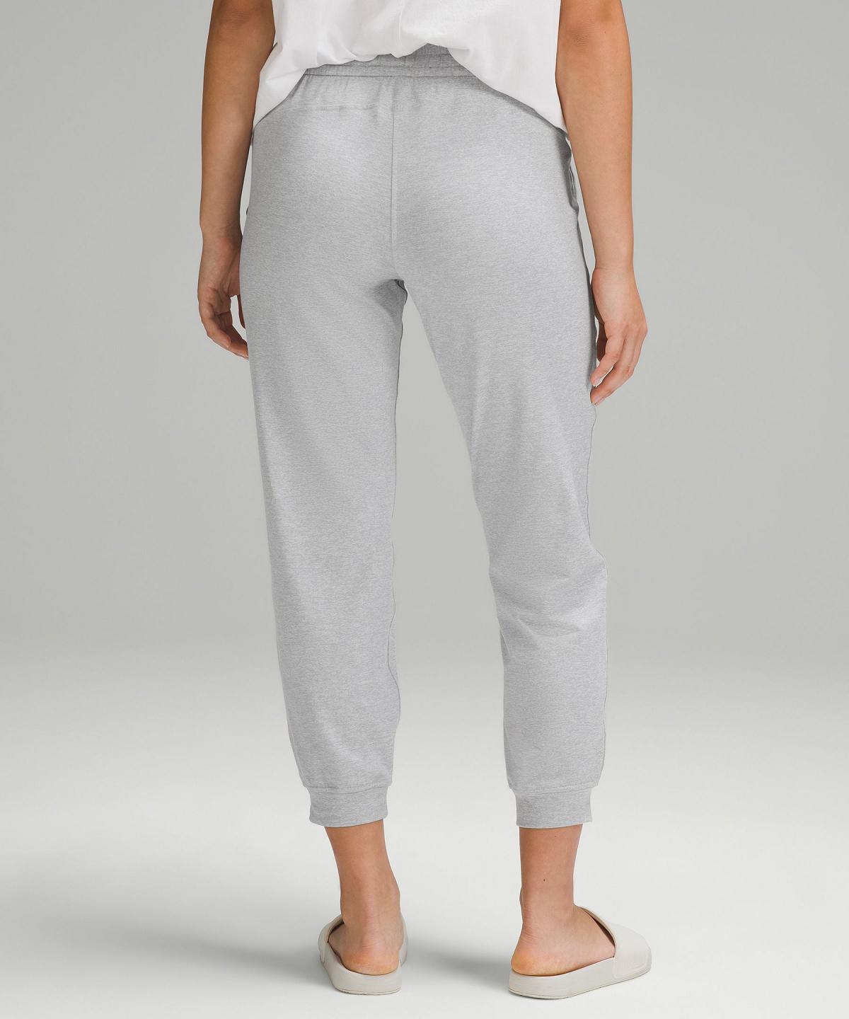 Pantaloni Donna Lululemon Soft Jersey Classic-Fit Mid-Rise Grigie Chiaro | IT_LuLu29797