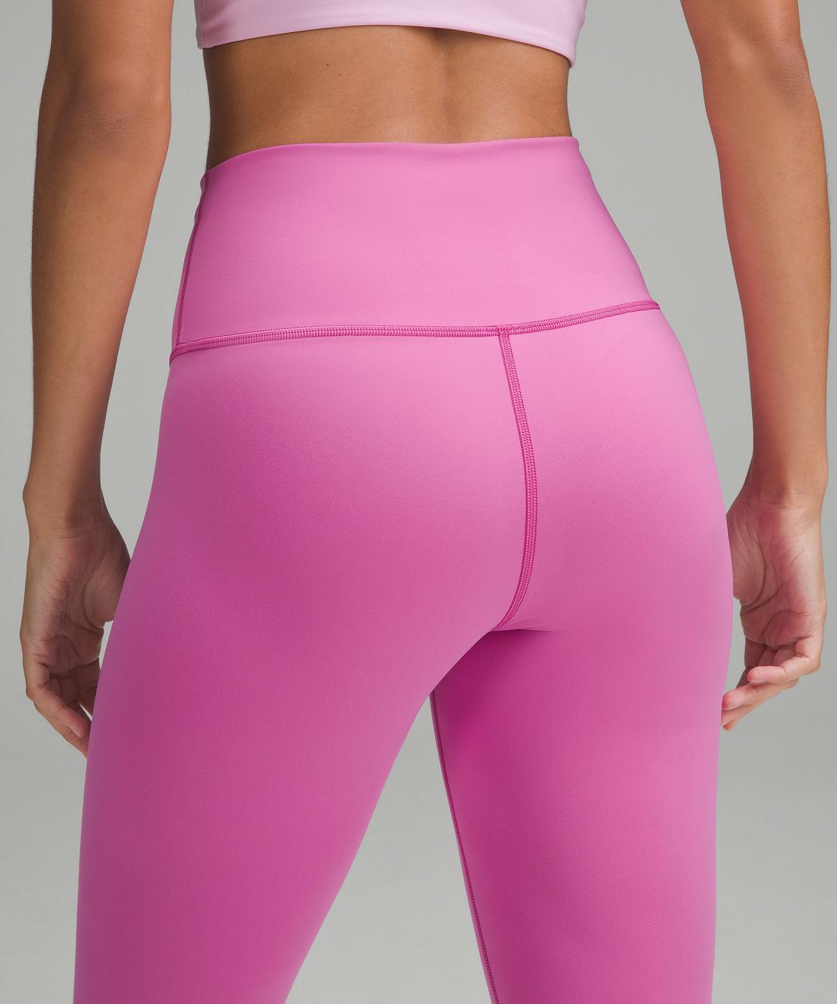 Pantaloni Donna Lululemon Wunder Train High-Rise Crop 21" Rosa | IT_LuLu67109