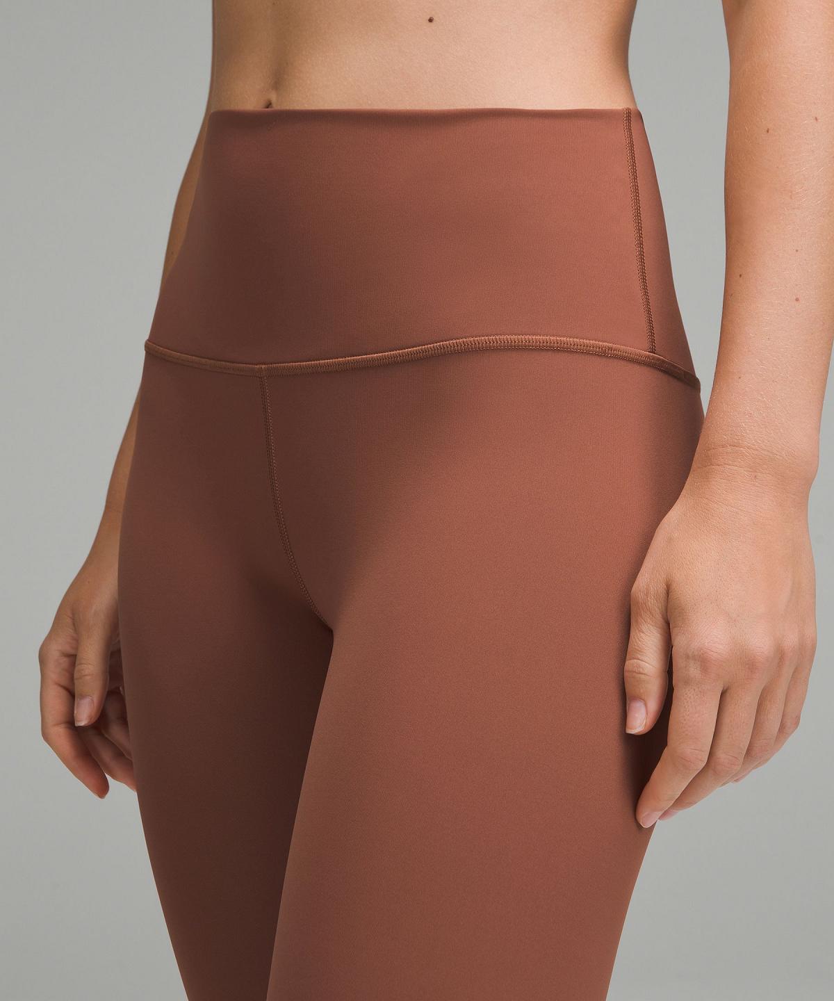 Pantaloni Donna Lululemon Wunder Under SmoothCover High-Rise Tight 25" Rame | IT_LuLu25165