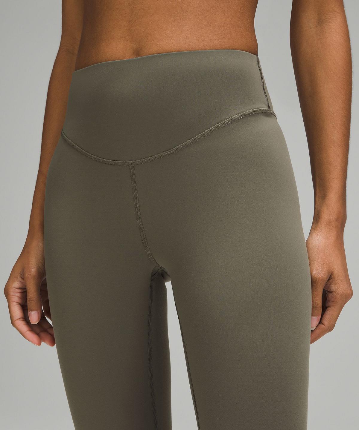 Pantaloni Donna Lululemon Wunder Under SmoothCover High-Rise Tight 25" Verdi | IT_LuLu99634