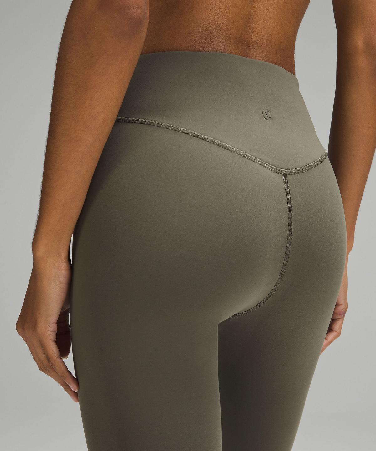 Pantaloni Donna Lululemon Wunder Under SmoothCover High-Rise Tight 25" Verdi | IT_LuLu99634