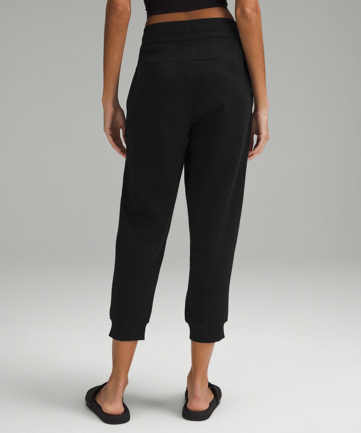 Pantaloni Jogger Donna Lululemon Scuba High-Rise Cropped Nere | IT_LuLu84427