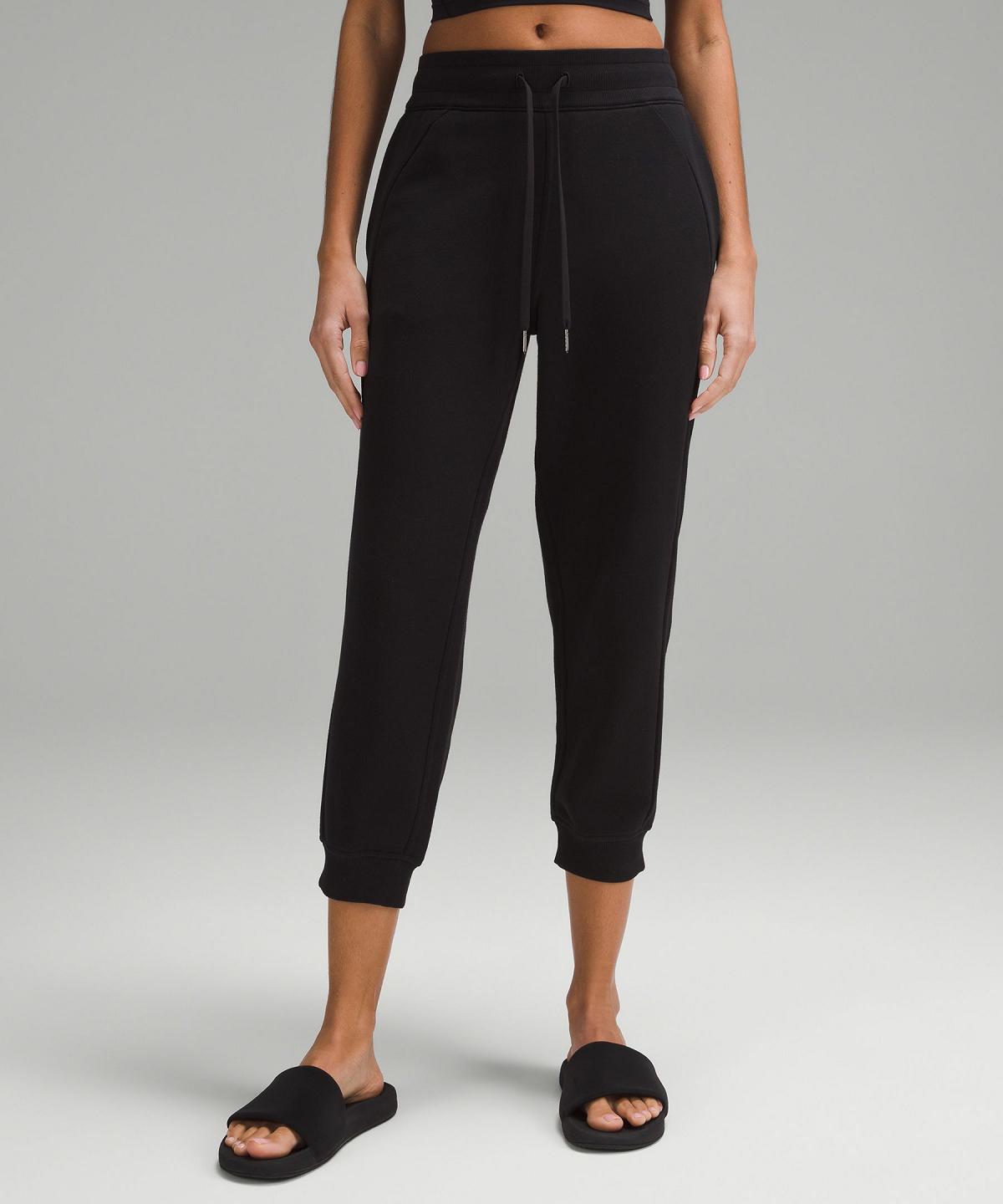 Pantaloni Jogger Donna Lululemon Scuba High-Rise Cropped Nere | IT_LuLu84427