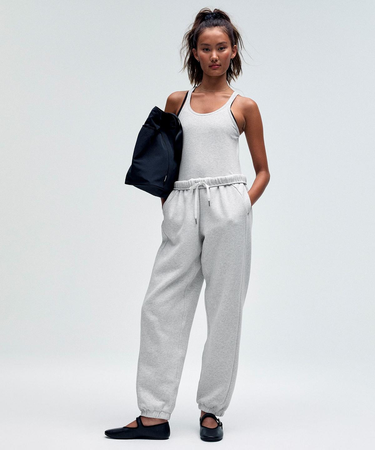 Pantaloni Jogger Donna Lululemon Scuba Mid-Rise Oversized Grigie Chiaro | IT_LuLu57629