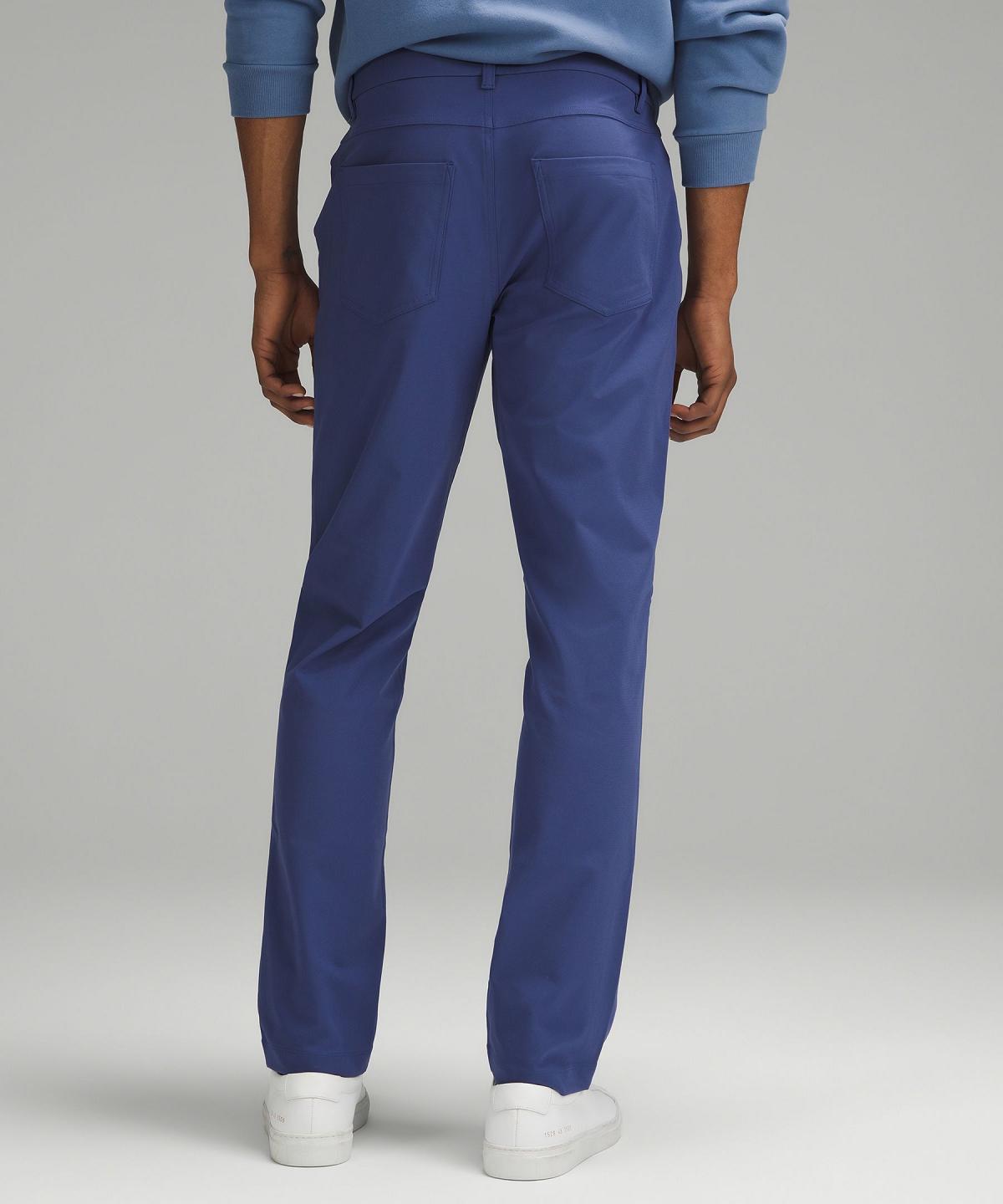 Pantaloni Uomo Lululemon ABC Classic-Fit 5 Pocket 30"L Blu | IT_LuLu64350