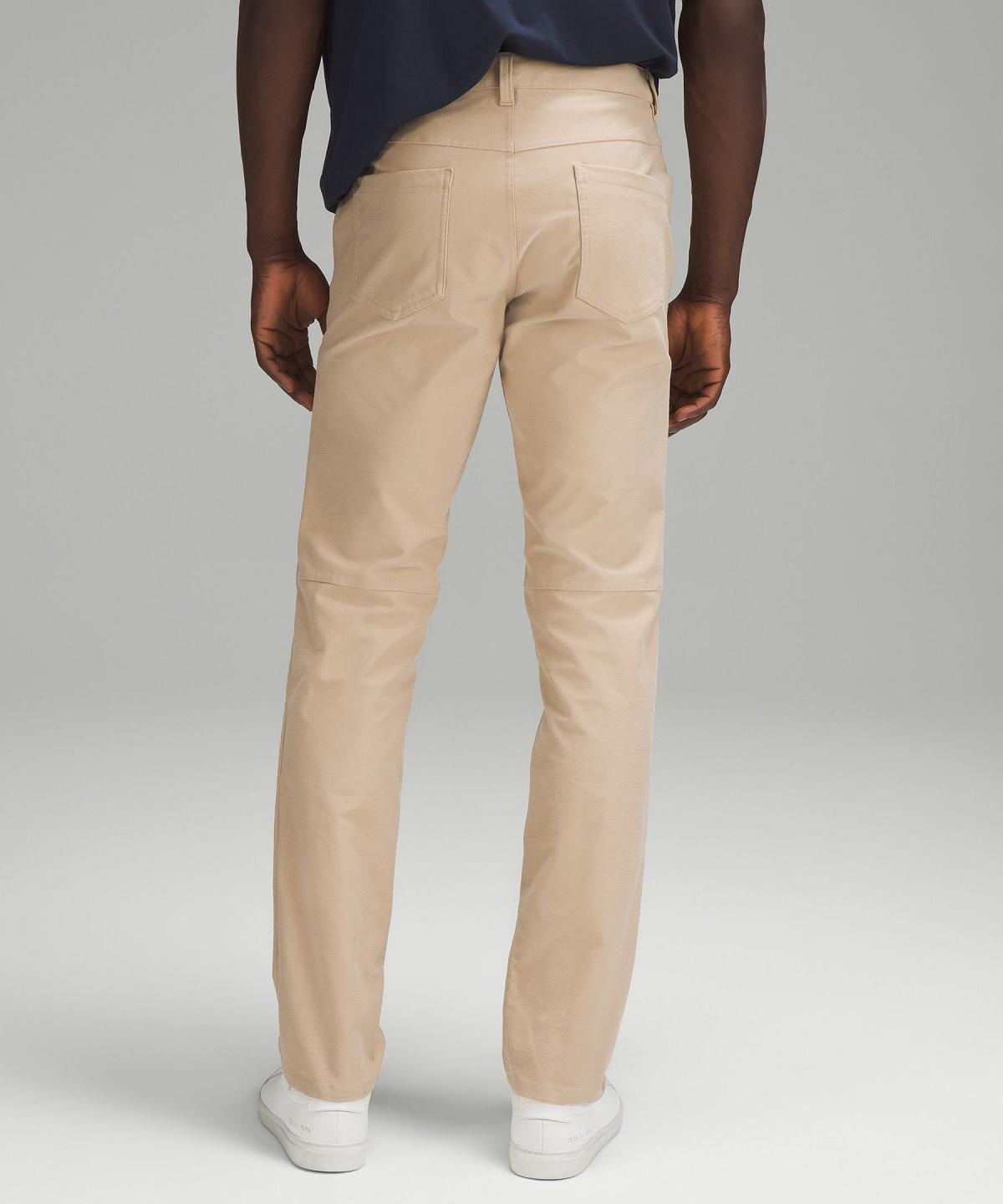 Pantaloni Uomo Lululemon ABC Classic-Fit 5 Pocket 34"L Khaki | IT_LuLu58021