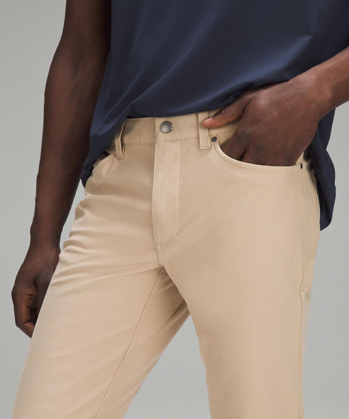 Pantaloni Uomo Lululemon ABC Classic-Fit 5 Pocket 34"L Khaki | IT_LuLu58021