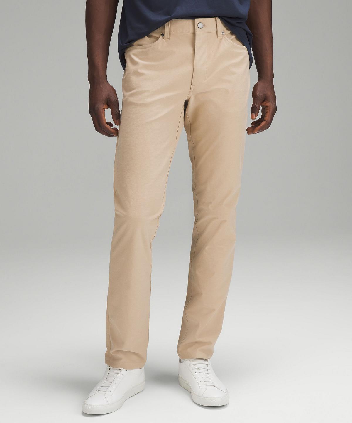 Pantaloni Uomo Lululemon ABC Classic-Fit 5 Pocket 34"L Khaki | IT_LuLu58021