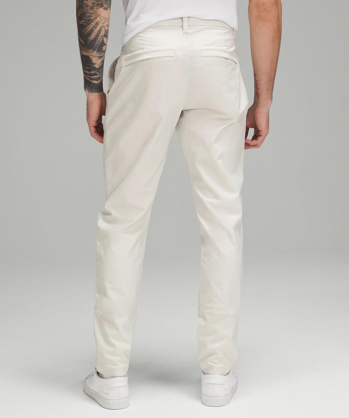 Pantaloni Uomo Lululemon ABC Slim-Fit 30"L Beige Bianche | IT_LuLu60656