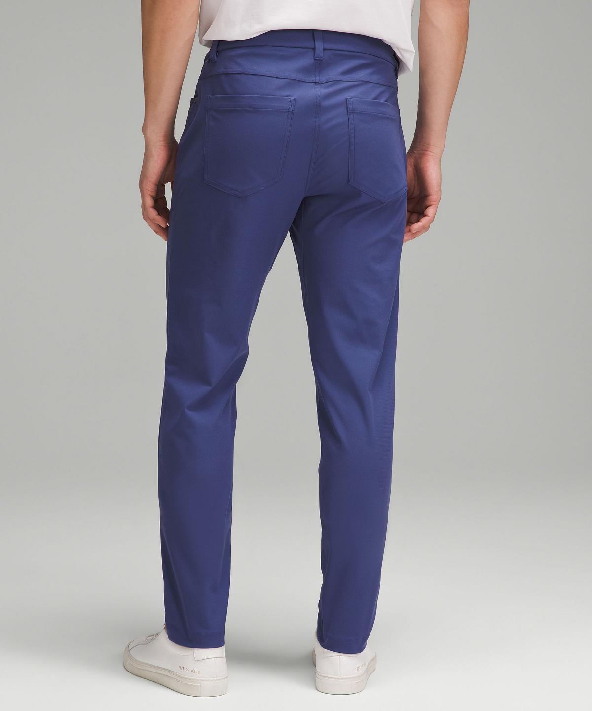 Pantaloni Uomo Lululemon ABC Slim-Fit 5 Pocket 32"L Blu | IT_LuLu61939