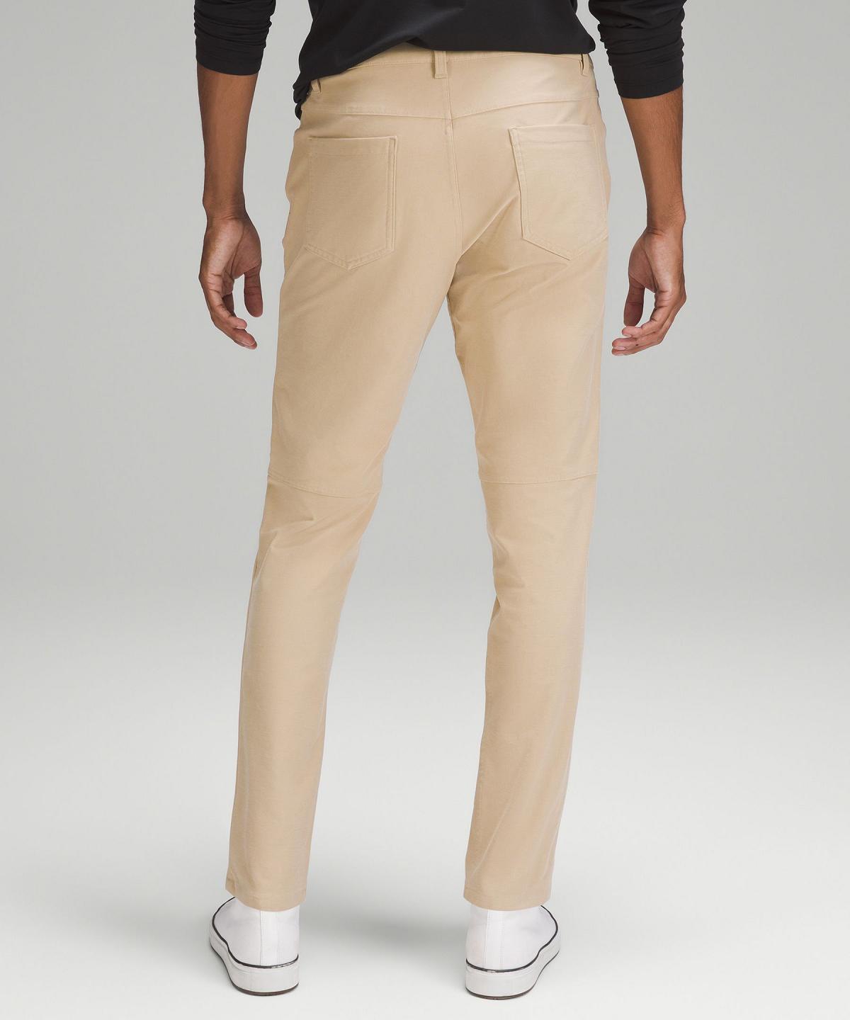 Pantaloni Uomo Lululemon ABC Slim-Fit 5 Pocket 32"L Khaki | IT_LuLu63877