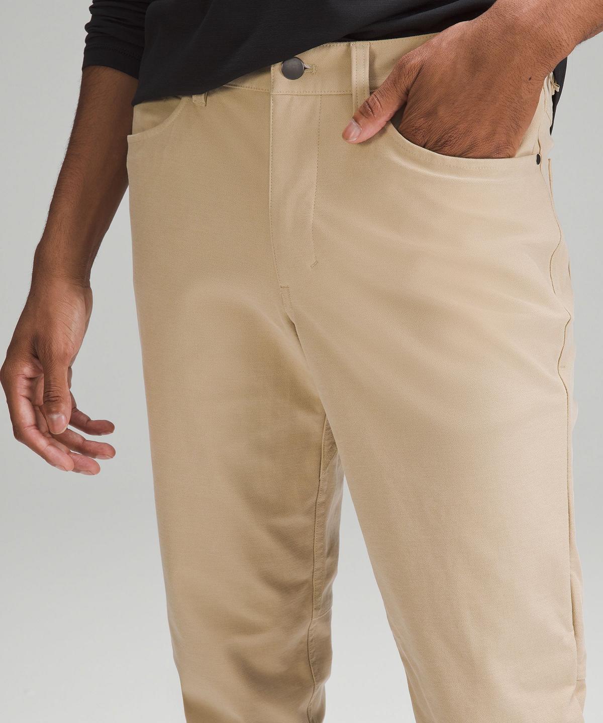 Pantaloni Uomo Lululemon ABC Slim-Fit 5 Pocket 32"L Khaki | IT_LuLu63877