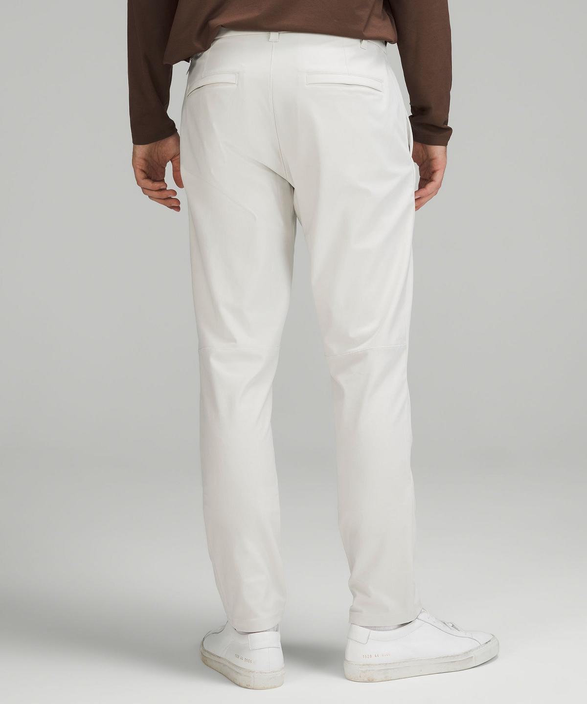 Pantaloni Uomo Lululemon Commission Classic-Fit 32" Beige Bianche | IT_LuLu30154