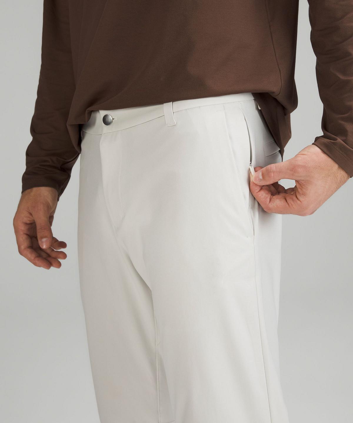 Pantaloni Uomo Lululemon Commission Classic-Fit 32" Beige Bianche | IT_LuLu30154