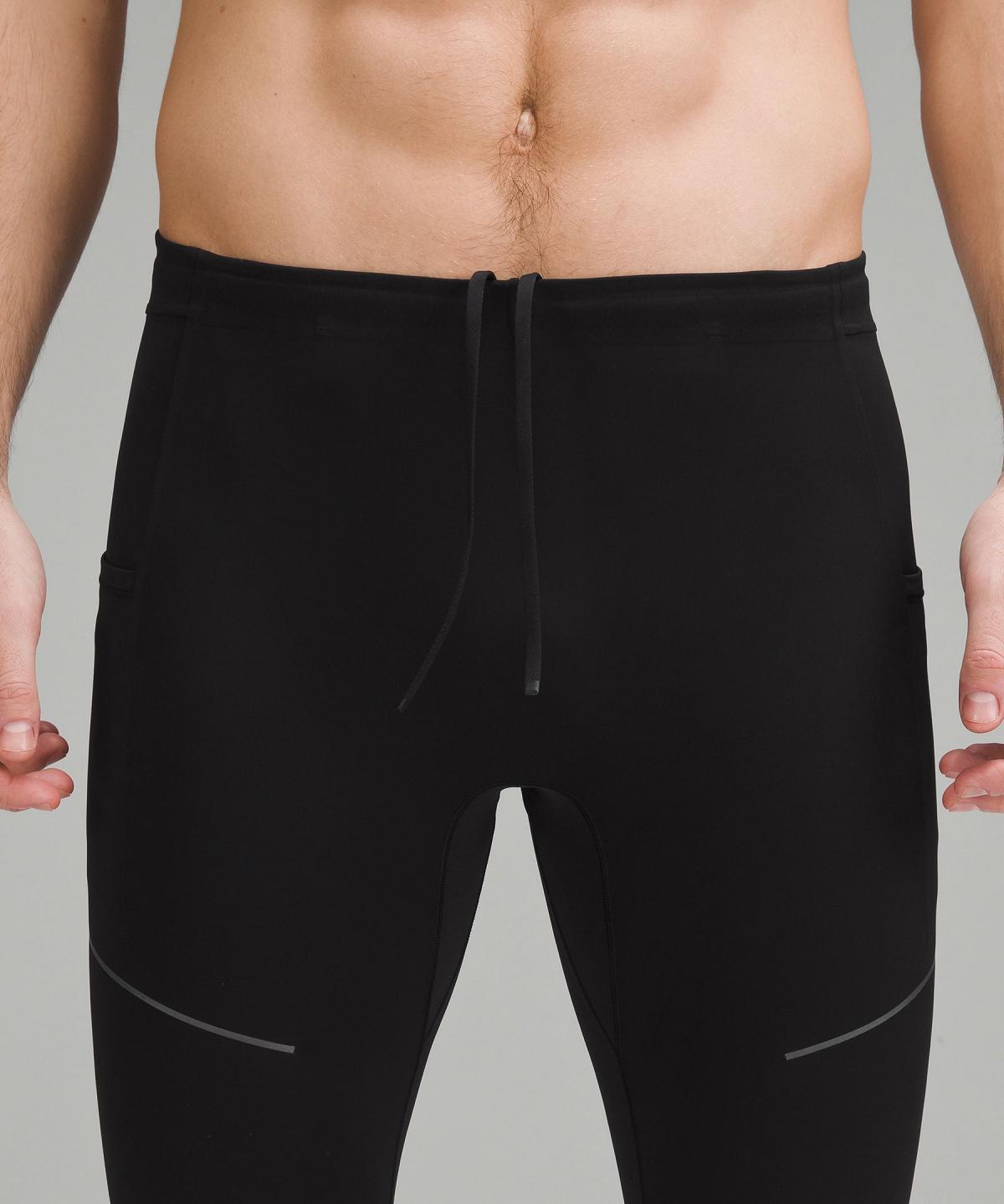 Pantaloni Uomo Lululemon Fast and Free Tight 28" Nere | IT_LuLu18955