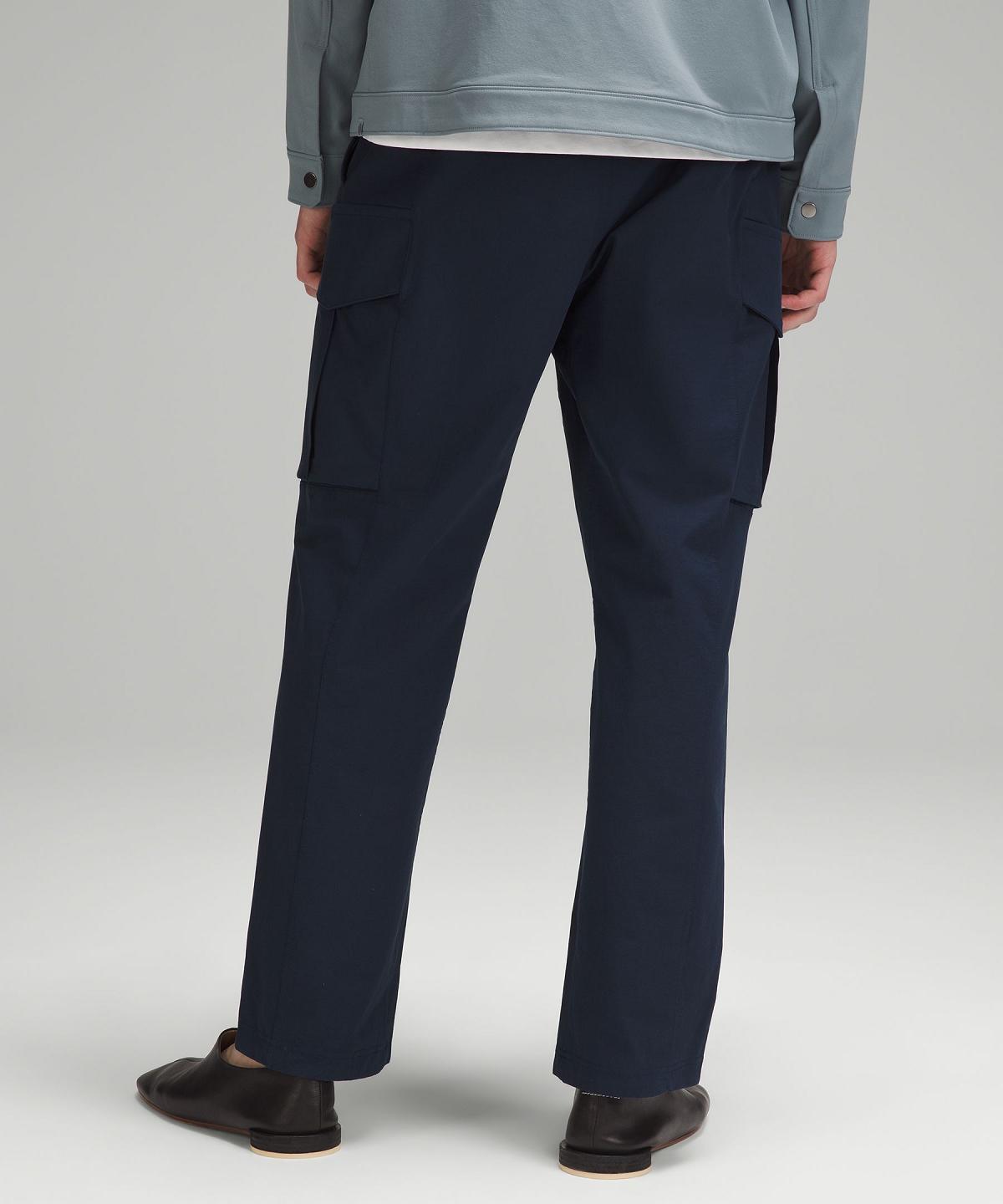 Pantaloni Uomo Lululemon Stretch Cotton VersaTwill Relaxed-Fit Cargo Nere | IT_LuLu50109