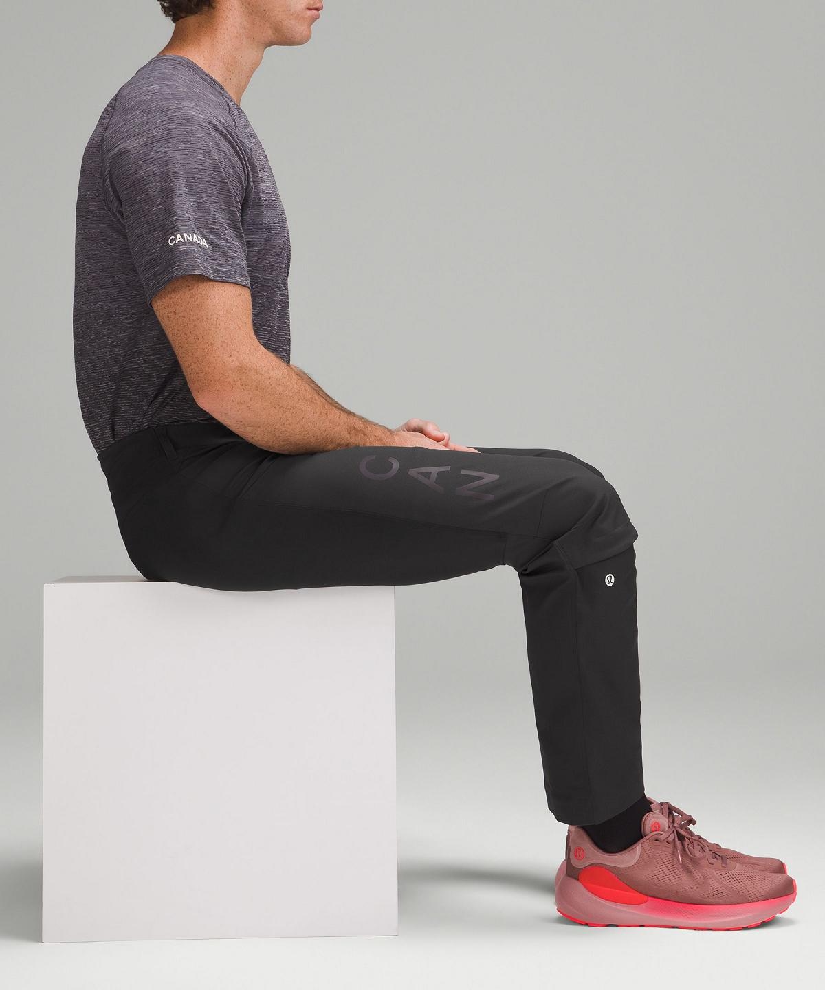 Pantaloni Uomo Lululemon Team Canada Men's Seated-Fit High-Rise Carpenter Nere | IT_LuLu33442