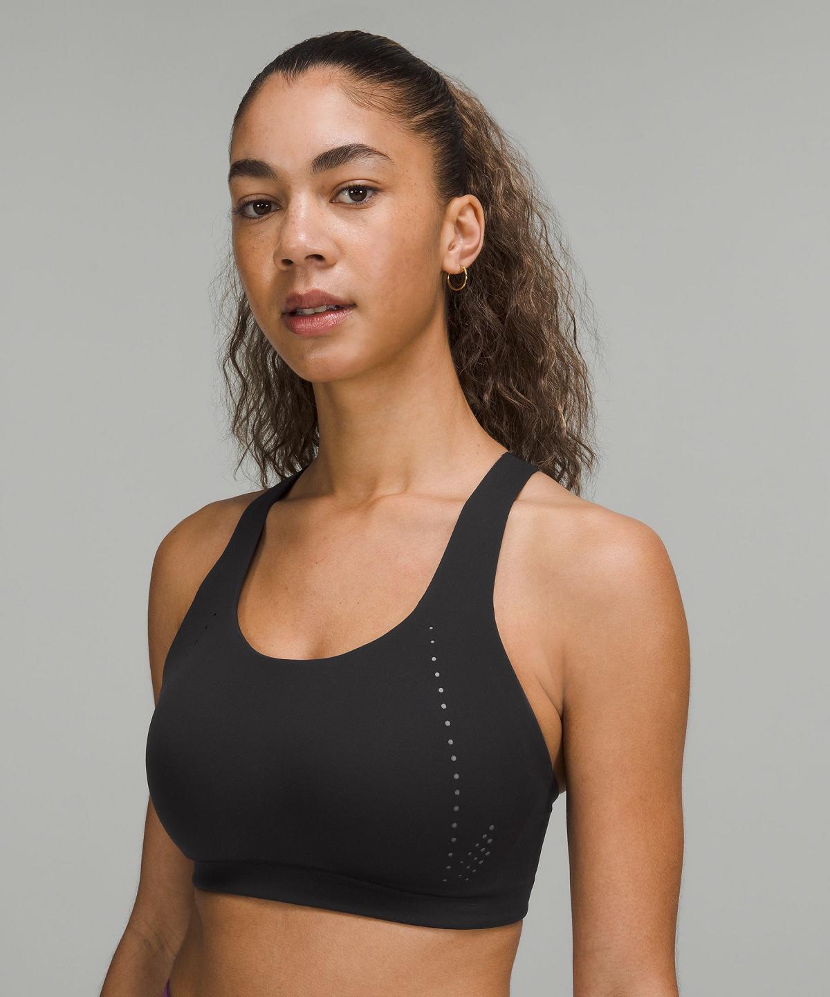 Reggiseno Sportivo Donna Lululemon AirSupport Nere Grigie | IT_LuLu51499